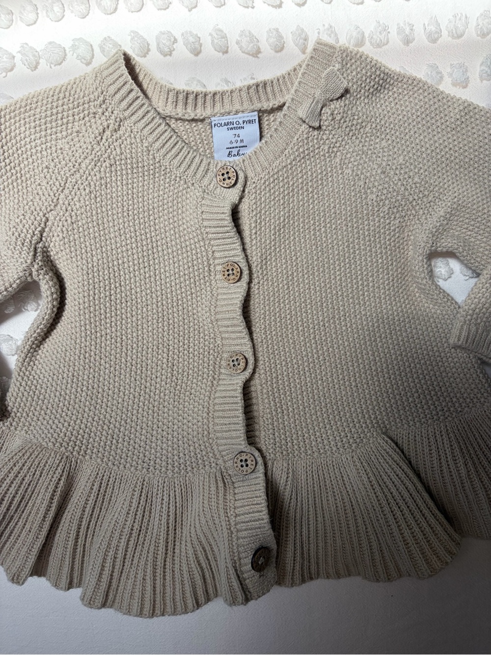 Polarn O Pyret Baby Cardigan - Picture 2 of 8